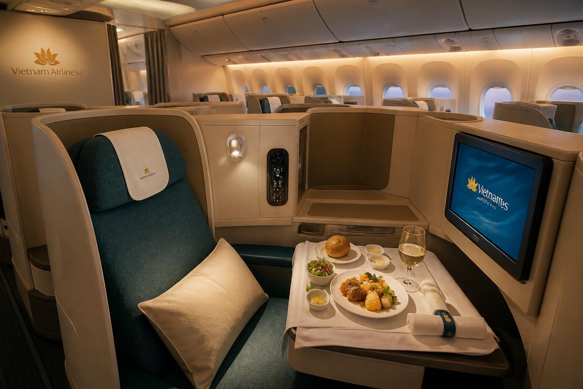Vietnam Airlines Business Class to Europe · London, Paris, Frankfurt, Milan, Munich, Copenhagen